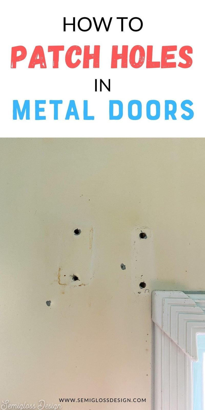Best Methods For Filling Large Holes In Doors For Hardware Relocation