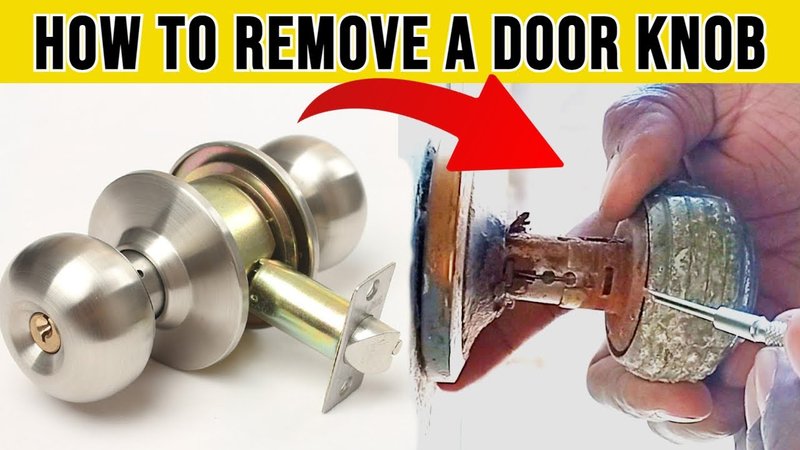 Best Methods For Removing A Broken Screw From A Door Knob Spindle