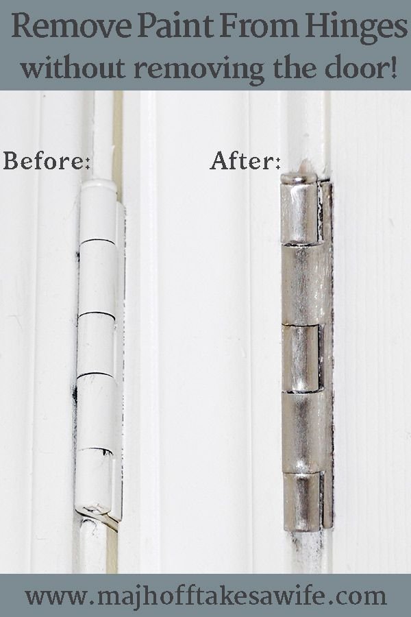 Best Methods For Removing Stubborn Paint From Hinge Pins