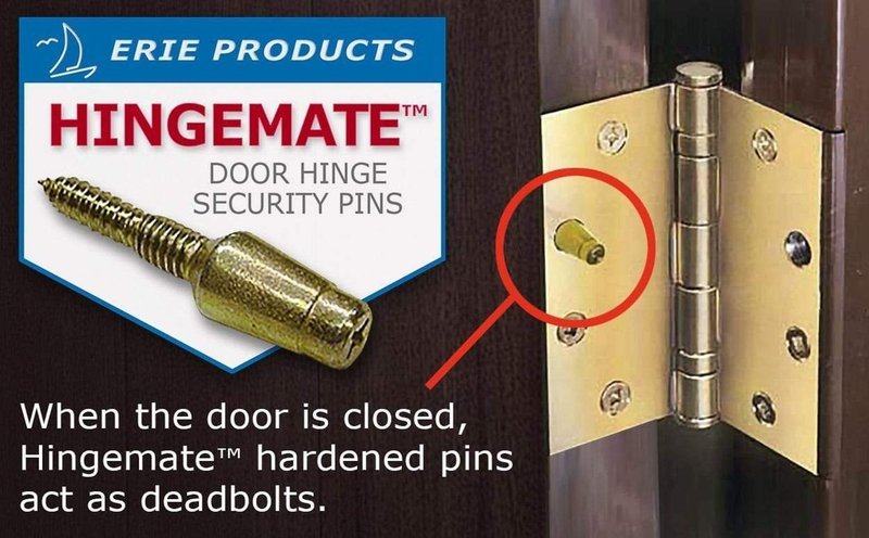 Best Ways To Secure Door Hinge Pins From Theft (If Applicable For Interior)