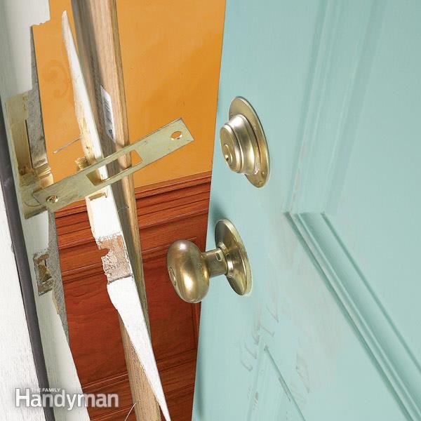 Best Ways To Secure Loose Door Hardware On An Old, Softwood Door