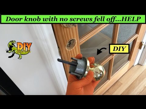 Diy Fix For A Door Knob That'S Fallen Off