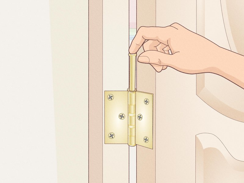 Fixing A Door Hinge That Is Pulling Out Of The Door Frame