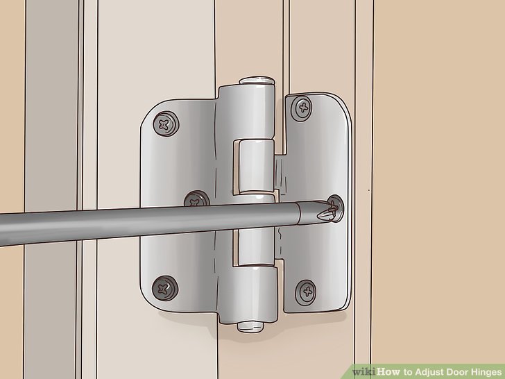 How To Adjust A Door Closer On An Exterior Hinge (If Integrated)