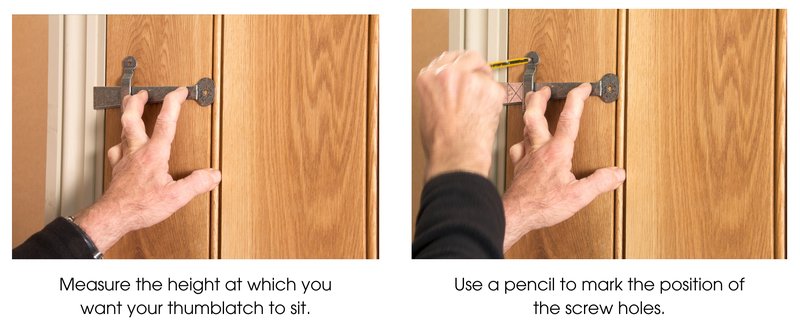 How To Adjust A Handleset Thumb Latch For Easy Operation