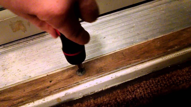 How To Adjust The Height Of An Adjustable Door Threshold