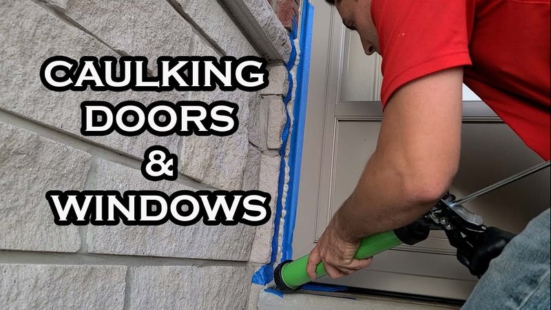 How To Apply Exterior-Grade Caulk Around Door Seals