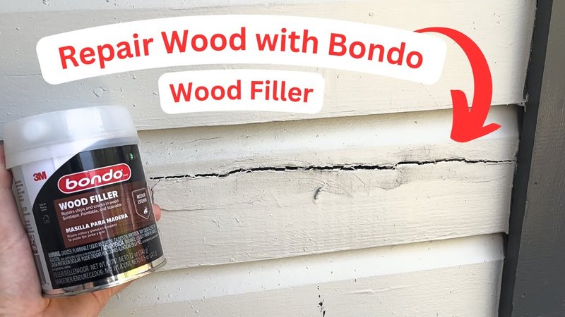 How To Apply Exterior Grade Wood Filler To A Damaged Threshold