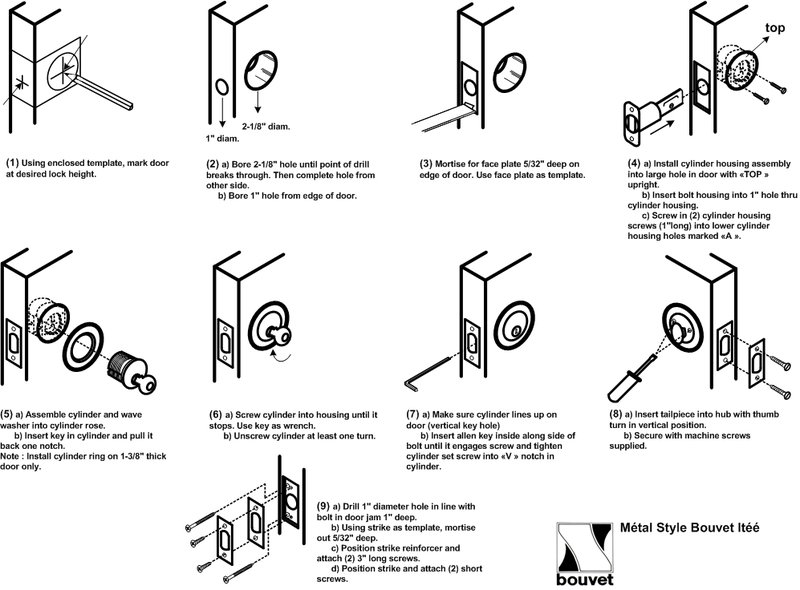 How To Check The Bore Hole Depth For A New Deadbolt Installation