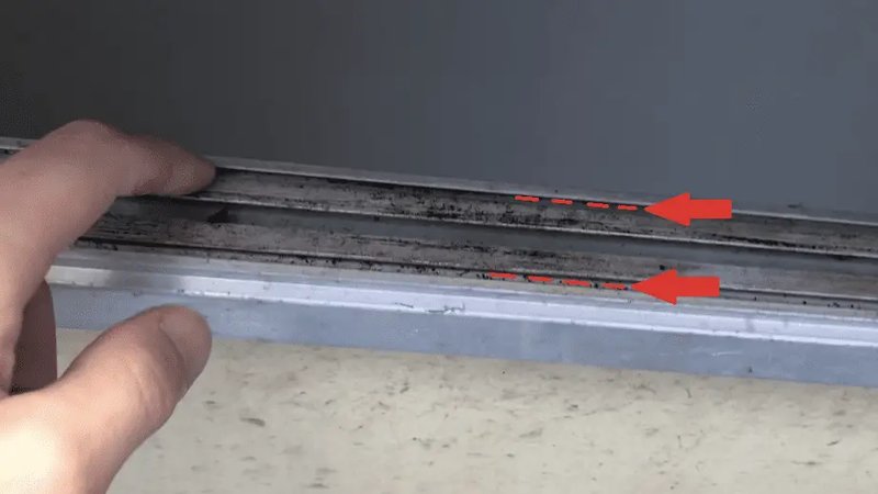 How To Clean Out Debris From The Channel Of A Door Bottom Seal