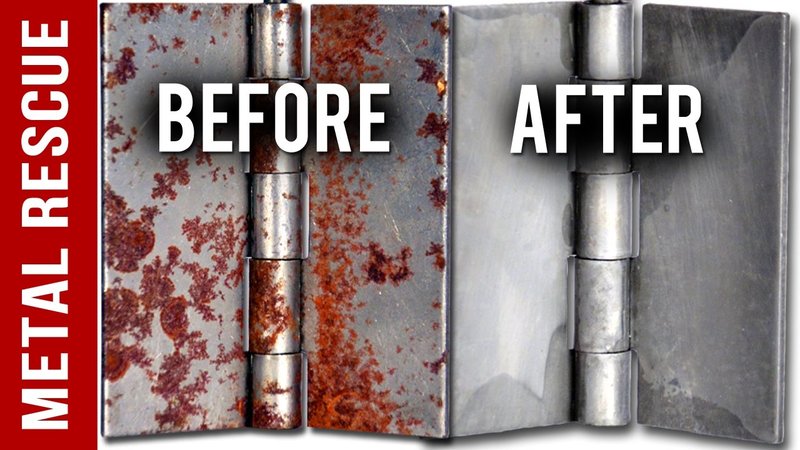 How To Clean Rust Stains From The Exterior Door Frame Around Hinges