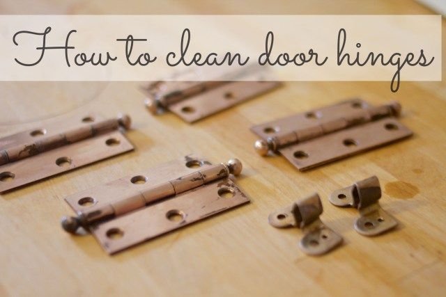 How To Clean Stubborn Paint From Door Hinges