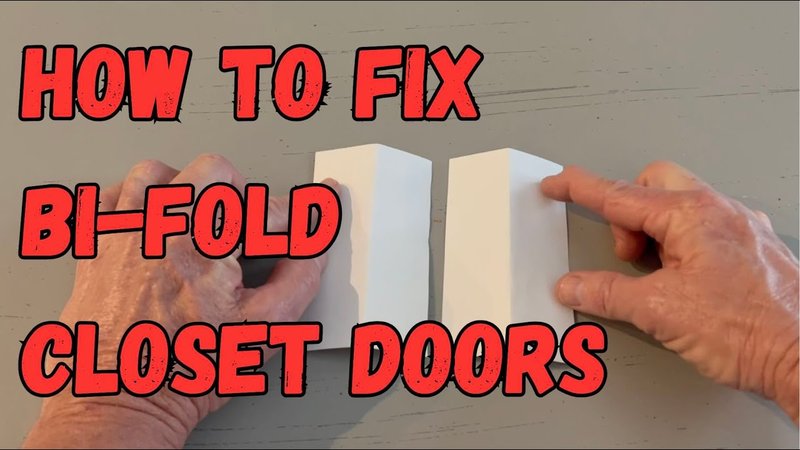 How To Fix A Bifold Door That Doesn'T Fold Correctly