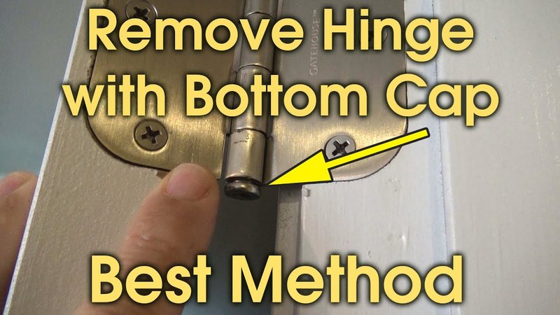 How To Fix A Door Hinge Pin That'S Too Tight For Easy Removal