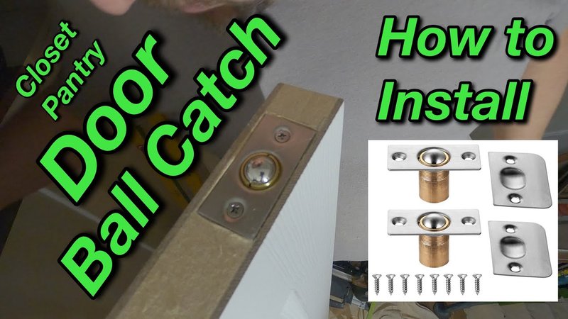How To Install A Ball Catch On A Bi-Fold Door (Alternative)
