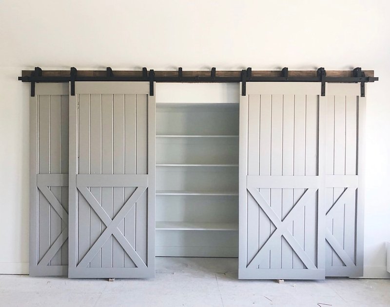 How To Install A Bypass Barn Door System For Closets