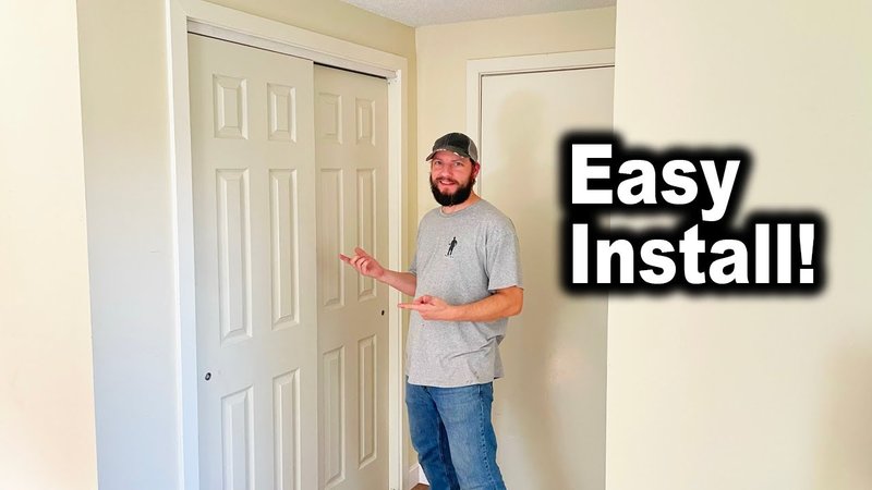 How To Install A Bypass Sliding Door Handle (Recessed)