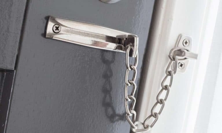 How To Install A Door Restrictor Or Chain On A Bedroom Door
