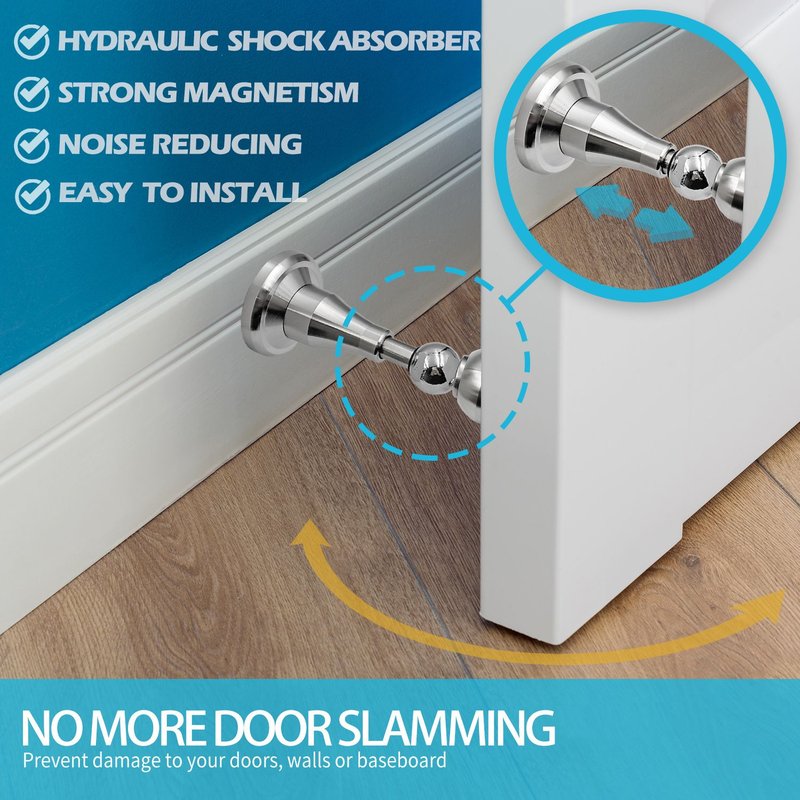 How To Install A Magnetic Door Catch On A French Door (Non-Locking)