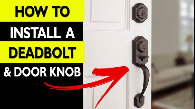 How To Install A Vertical Deadbolt For Added Security (Specific Door Types)