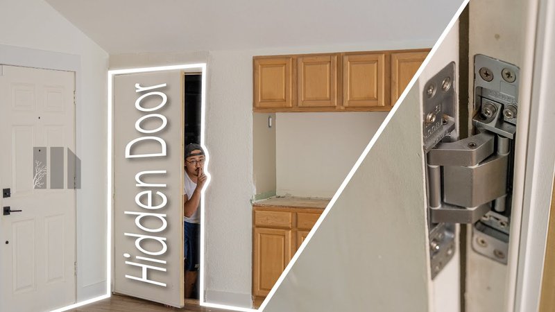 How To Install Hardware On A Secret Or Hidden Interior Door