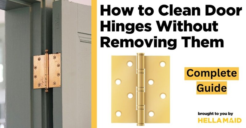 How To Lubricate Door Hinges Without Removing The Door