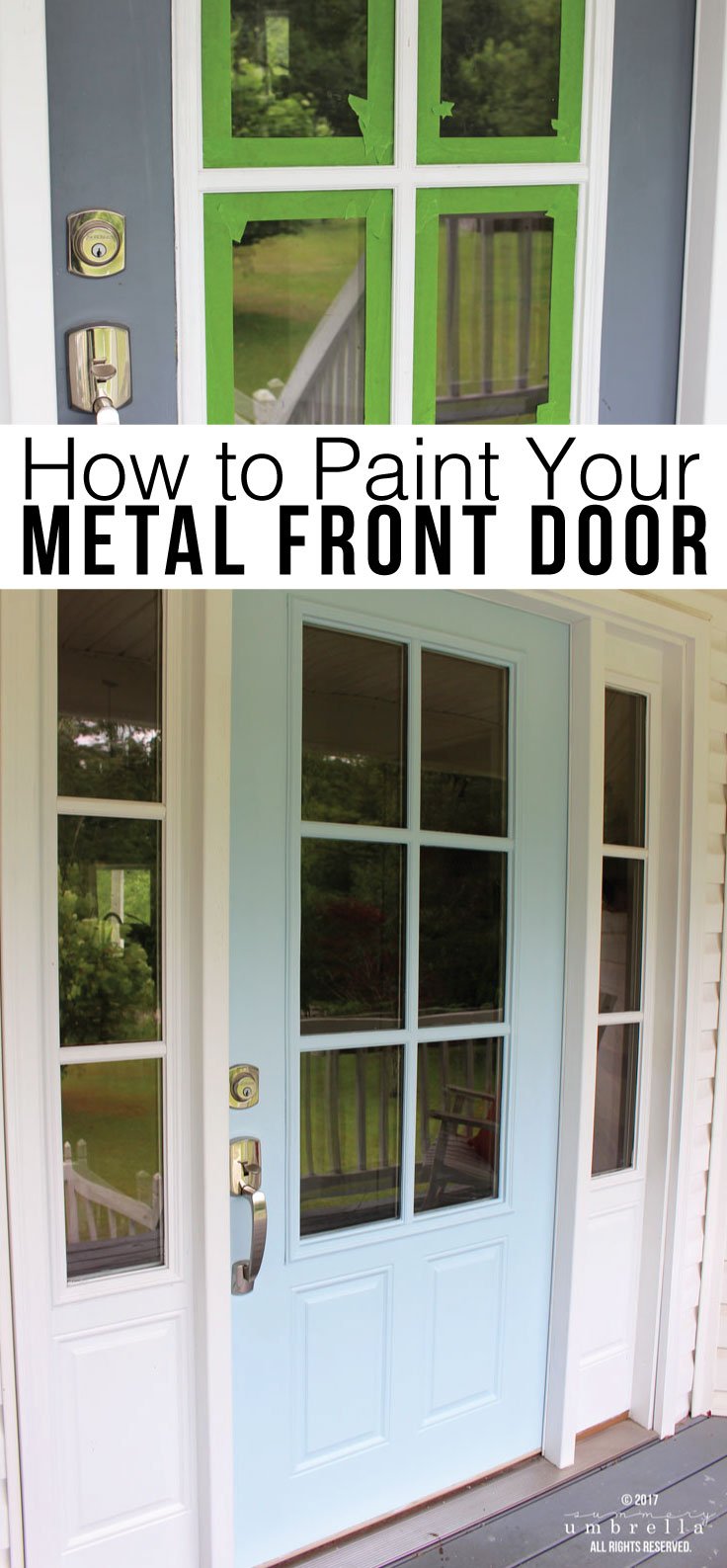 How To Paint Exterior Door Hardware On A Steel Door (Rust Prevention)