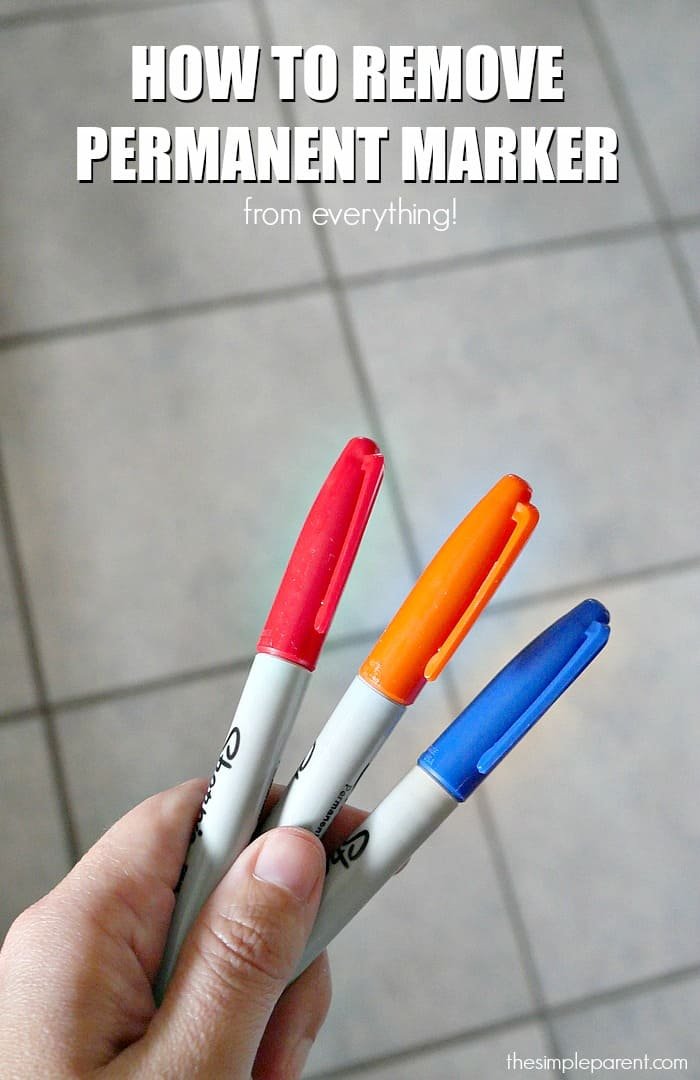 How To Remove Permanent Marker From Door Hardware