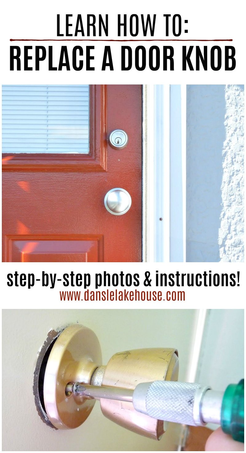 How To Replace A Passage Knob On An Exterior Door (Side Door)