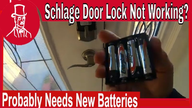 How To Replace The Internal Battery Pack In A Smart Deadbolt