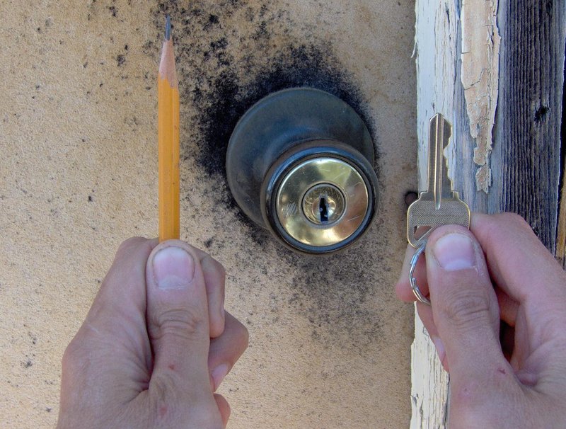 How To Use A Lead Pencil To Lubricate A Sticky Exterior Door Lock