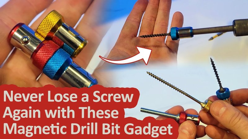 How To Use A Magnetic Bit Holder For Screws In Tight Spots