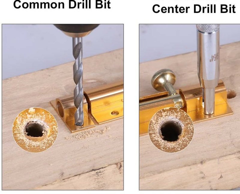 How To Use A Self-Centering Drill Bit For Pilot Holes In Door Hinges