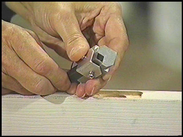 How To Use A Small Chisel To Adjust A Strike Plate For A Hairline Gap