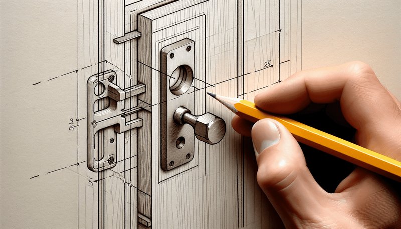 How To Use A Strike Plate Template For New Installations