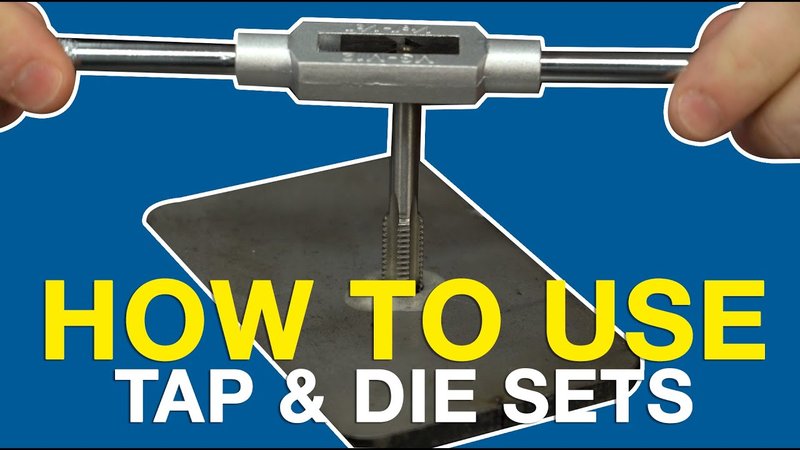 How To Use A Tap And Die Set To Repair Stripped Metal Threads