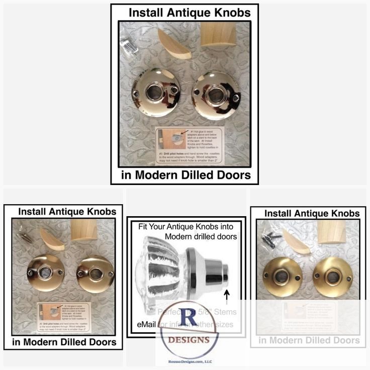 Installing Rosette Plates For Decorative Interior Door Knobs