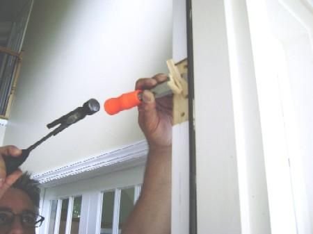 Repairing A Damaged Hinge Mortise On A Composite Exterior Door