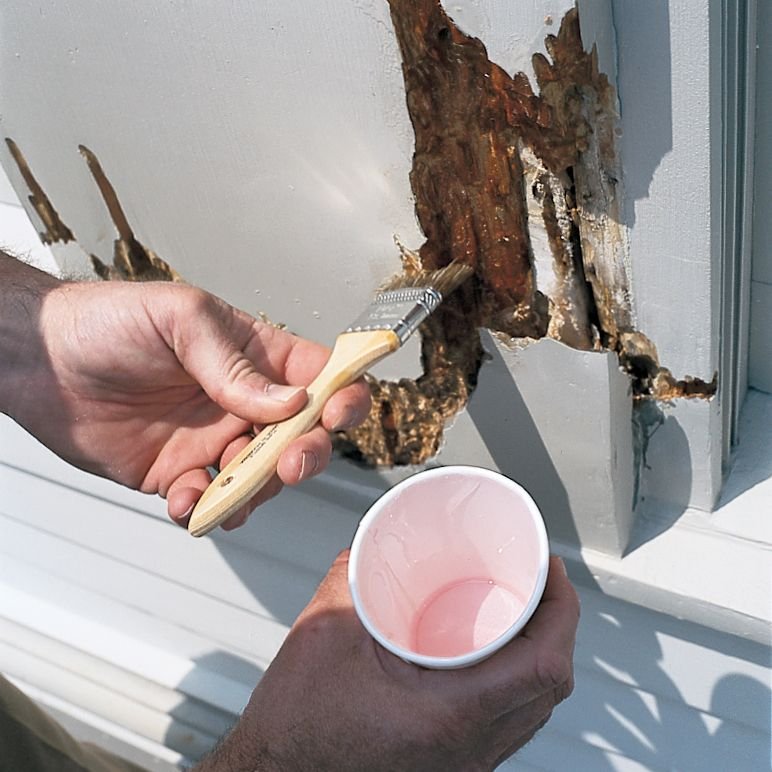 Repairing A Damaged Mortise With A Two-Part Epoxy Filler