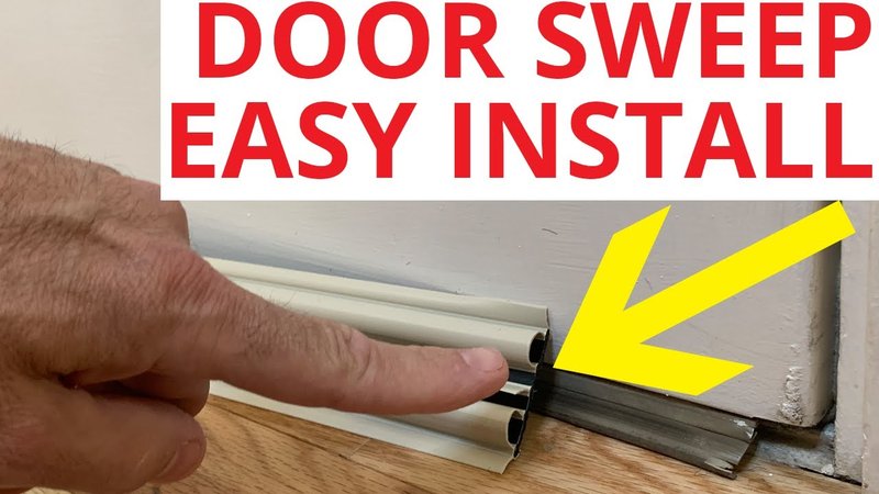 Repairing A Door Bottom Sweep That'S Broken At The Ends