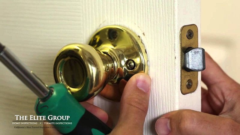Repairing A Door Latch Bolt That'S Stuck In The Open Position