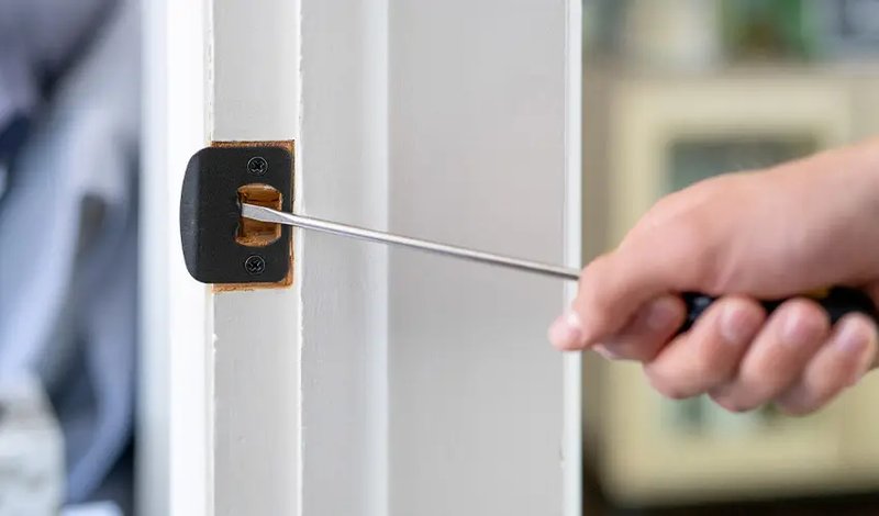 Repairing A Door Latch That Feels Loose Inside The Door