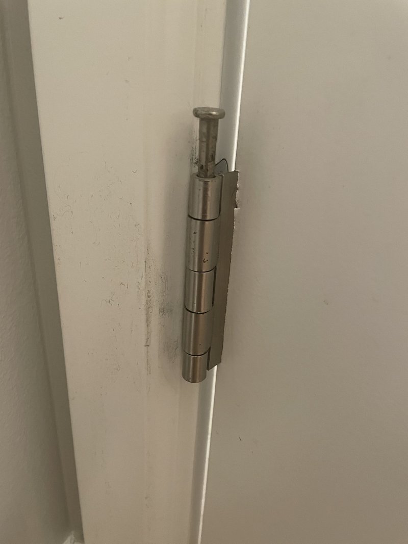 Repairing A Loose Exterior Door Hinge Pin That Keeps Rising Out