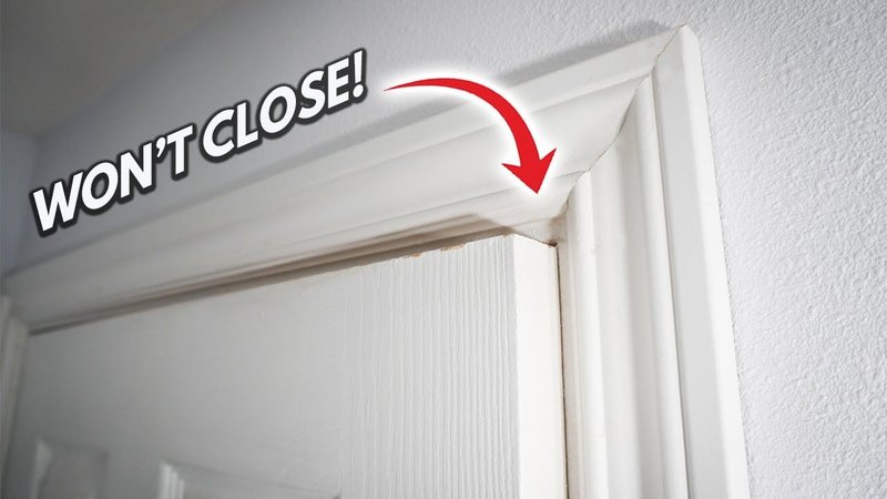 Repairing A Sagging Compression Seal On An Exterior Door