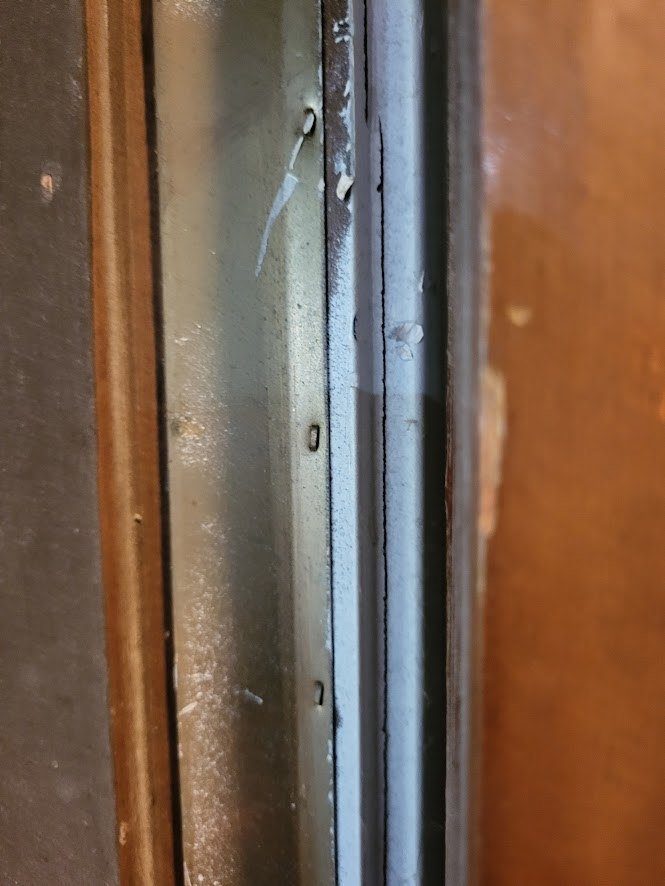 Repairing A Split Door Frame Around A Hinge (Small Repairs)