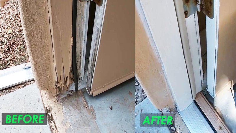 Repairing A Threshold That'S Separating From The Door Jamb