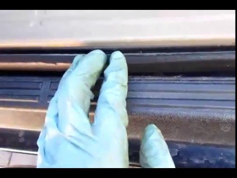 Repairing A Weatherstrip'S Inner Fin That'S Torn