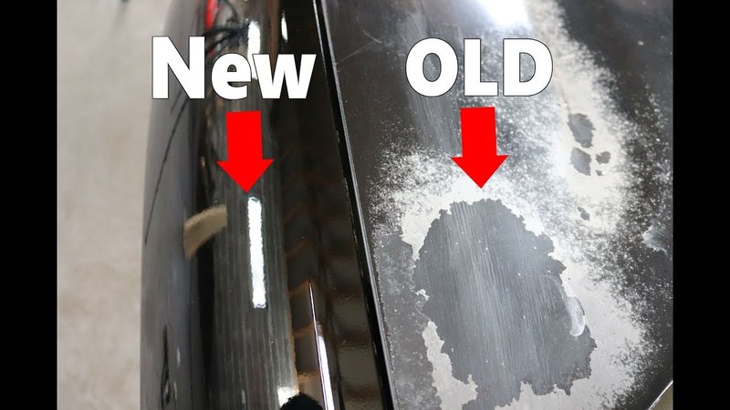 Repairing Discoloration On A Clear Coated Kick Plate