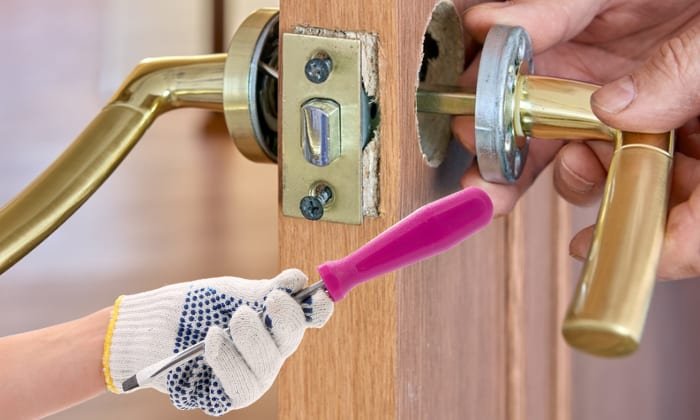 Repairing Exterior Door Hardware That'S Loose On A Fiberglass Door