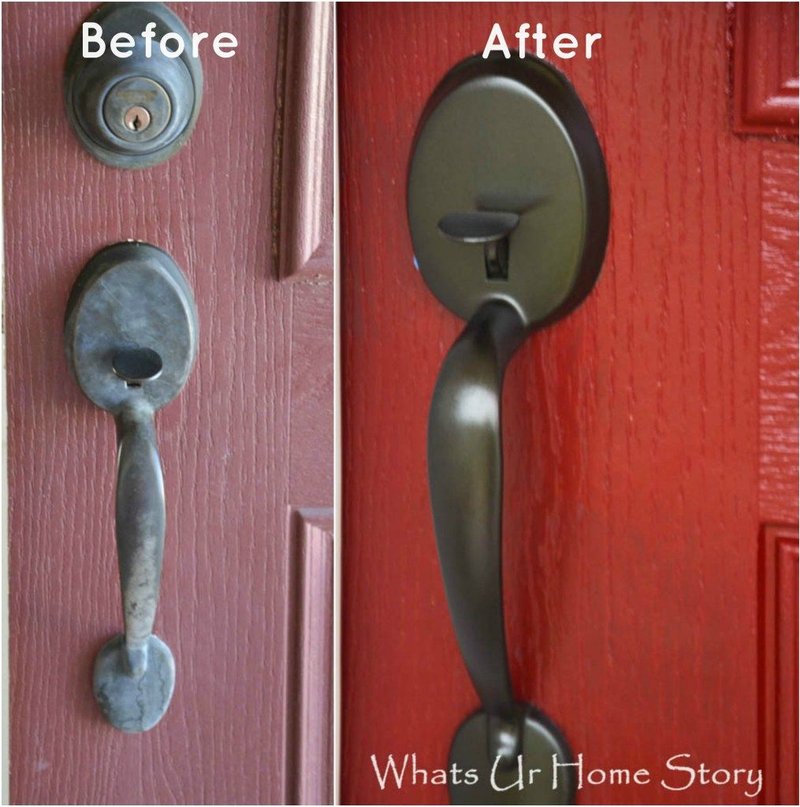 Repairing Faded Paint On Custom-Painted Door Hardware